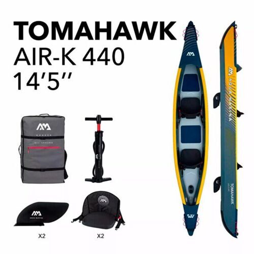 Двухместный каяк Aqua Marina Tomahawk 14'5 Air-K 440 2025