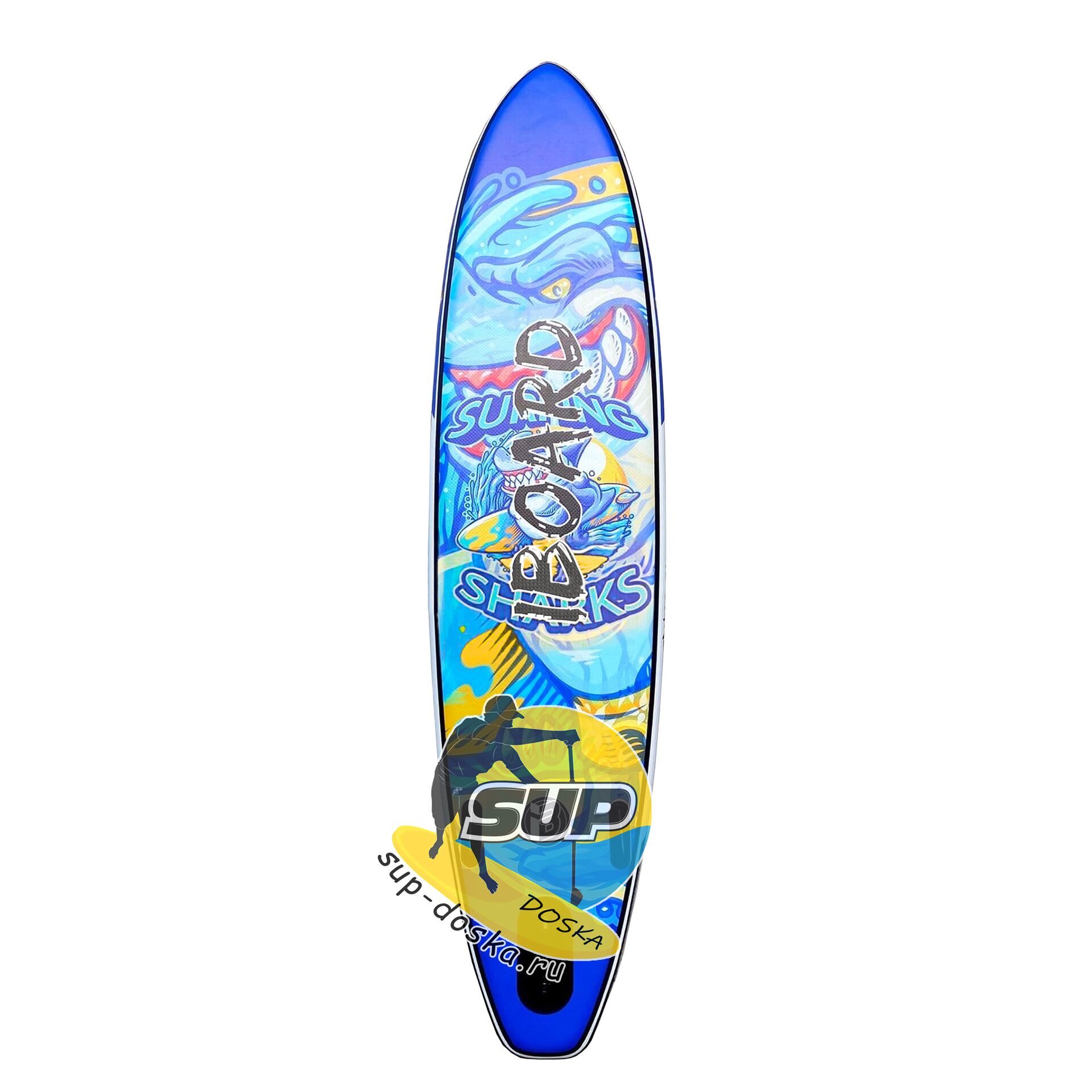 Сап борд с веслом iBoard Акула 11'x32"