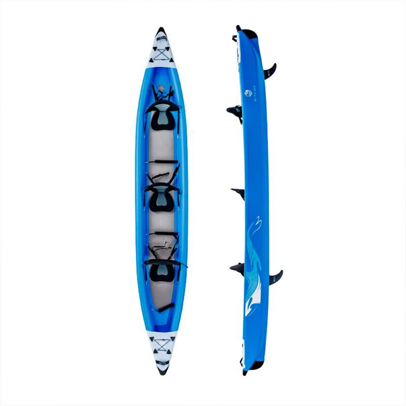 Каяк надувной трехместный Blausee Whale 3 Expedition